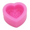 Longzang Rose Decoration Heart Silicone Soap Mold Craft Molds DIY