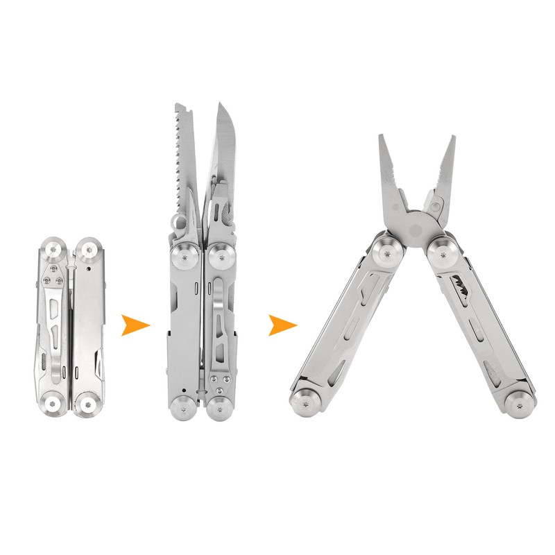 Multitool Wrench 13 Tools Stainless Steel High Hardness Effort Saving