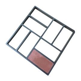 Toddmomy Cement Brick Molds Paving Stone Garden Paver Pave Patio Stepping Molds Garden Paving Irregular Walk