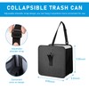 MUQIDA Foldable Car Trash Can, Waterproof Large Capacity Automotive Hanging