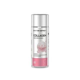 OXYENERGY Collagen Peptides Capsules for Women, 800mg Hydrolyzed Collagen(Types I) Supplements with Elastin Peptides, 60 Collagen Pills to Promotes Hair, Nail, Skin, Colágeno en Capsulas