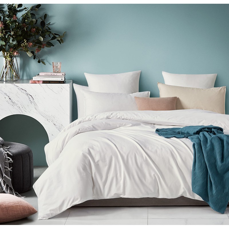 Gioia Casa Vintage Washed 100% Cotton European Pillowcase - Ultra