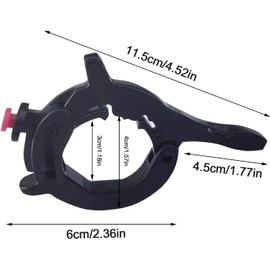 Motorcycle Throttle Cruise Control Clamp, Black, Universal Handlebar Mount, Easy Installation Booster for Electric Vehicles