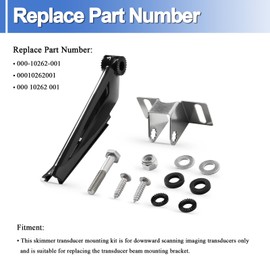 000-10262-001 Skimmer Transducer Mount Replacement for DSI Units Skimmer Transom Bracket