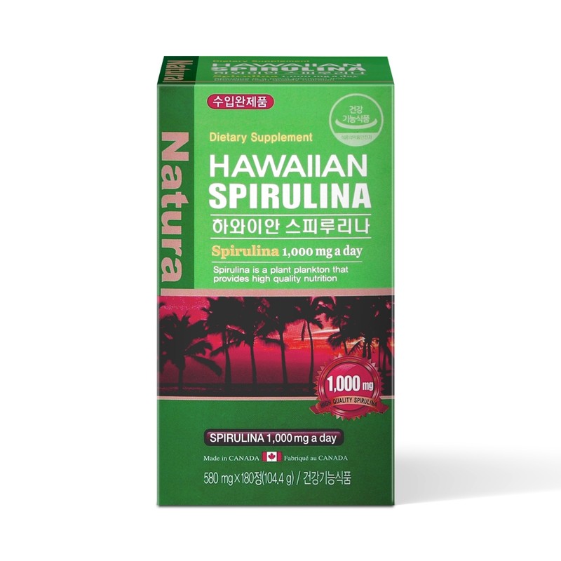 Hawaiian Spirulina Spirulina Spiruluna Spirunia (9 months supply) / 하와이안