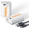 K&F CONCEPT 2520mAh DMW-BLK22 Battery, 2-Pack USB-C 2.5H Full Charged