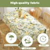 Ziyonix Tablecloth Rectangle Lemon Tablecloth Wipe Clean PVC Waterproof Oilcloth