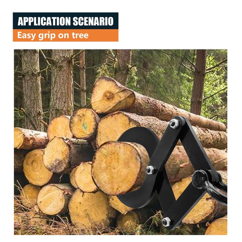 SALUINOKI Pallet Puller Clamp 8800lbs 4 Ton Tree Puller Tool,