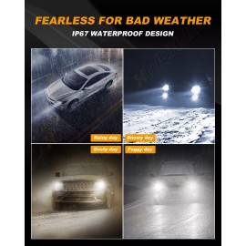 CHUSYYRAY HID Headlight Bulb For Acura TL 2004-2008 High & Low Beam Stock Fit Qty2