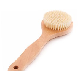 BIUDECO Body Massage Brush Exfoliating Brush Shower Brush Bath Massage Body Brush Natural Wood Plastic Soften Skin Great for Feet Knees