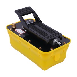 10000 PSI Heavy Duty Tractor Truck Hydraulic Bead Breaker 1/4NPT Air Hydraulic Foot Pedal Jack Pump Rotary Lift Tire Changer & Foot Pump for Auto Body Frame Machines