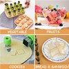 28 Pcs Sandwich Cutter and Sealer Set, Bread Decruster Maker