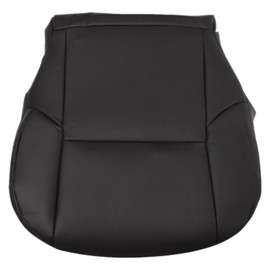 NLQR Front Driver Side Bottom Replacement Seat Cover Black Perforated Microfiber Leather Compatible with Lexus GX460 2010 2011 2012 2013 2014 2015 2016 2017