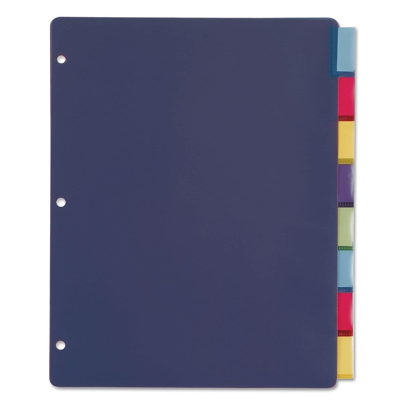 CRD84019 - Extra-Tough Poly Index Dividers