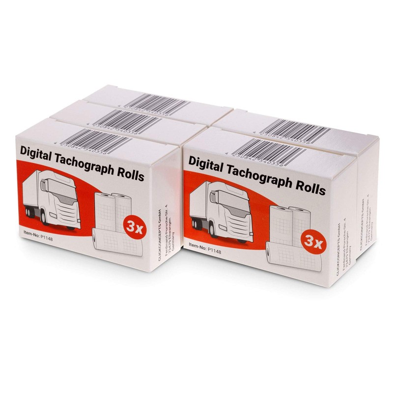Tachograph Rolls [8m], Thermal Paper 57/28/7, Tacho Rolls for Trucks