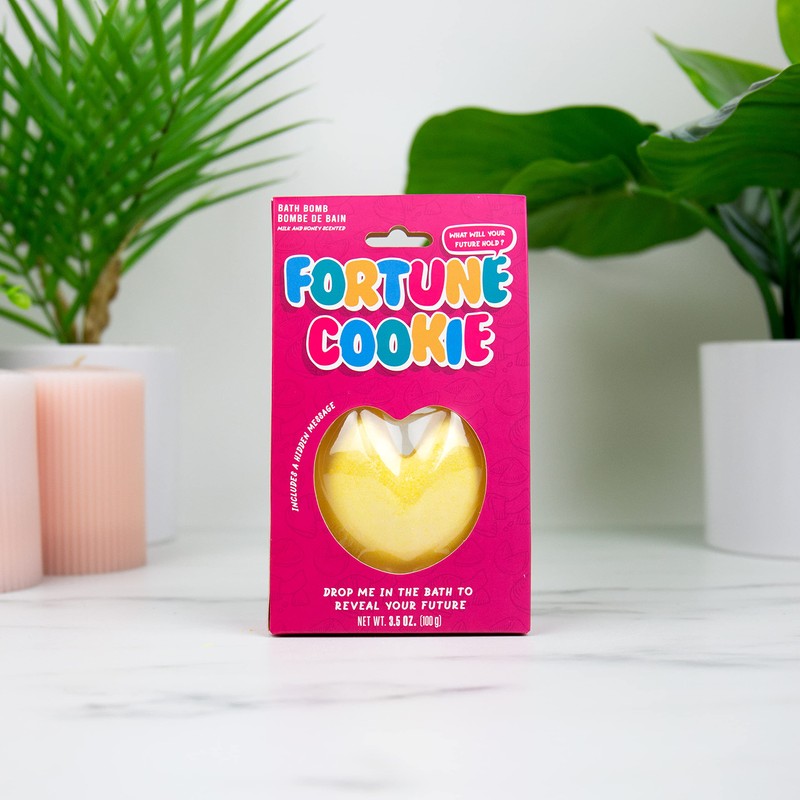 Gift Republic Fortune Cookie with Hidden Message Bath Bomb Milk