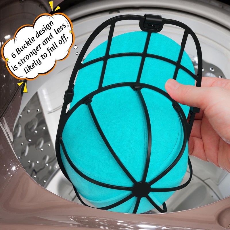Hat Washer Cage for Baseball Caps Washing Machine Dishwasher Cap