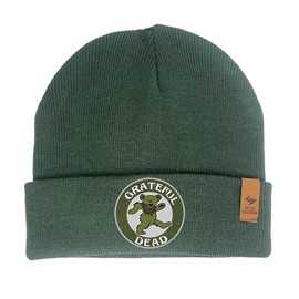 Peter Grimm Grateful Dead Beanie Hat, Unisex (Hunter Green)