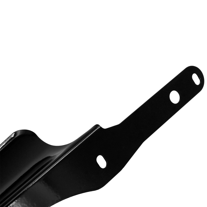 HDBUBALUS Black Front Fork Mount Wind Deflectors For Harley Road