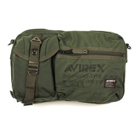 AVIREX Eagle Series F Khaki AVX3522 Shoulder Bag, Body Bag, One Shoulder Bag, Men's, Khaki