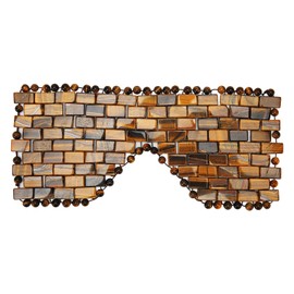 Jade Stone Eyes Patch Polished Cooling Comfortable Fatigue Relieving Skin Friendly Stone Eye Cover for Women Men