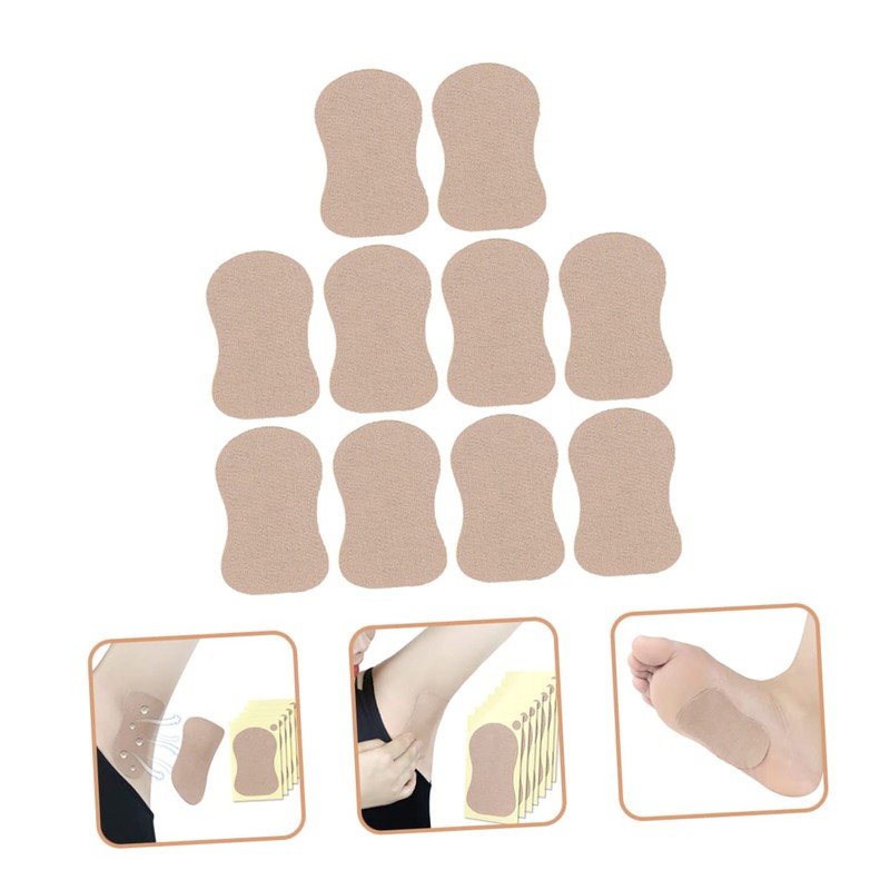 TOVINANNA 4sets Hydrocolloid Patches Armpit Sweat Pads Block Pad for