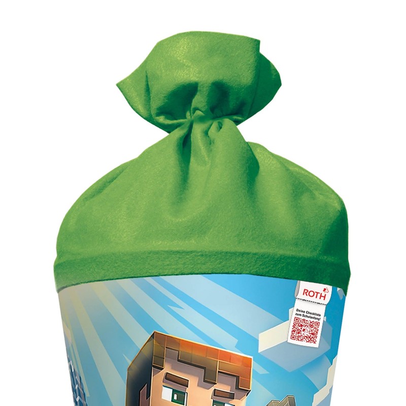 ROTH Motif School Cone, Block Game, 70 cm, Round, Red