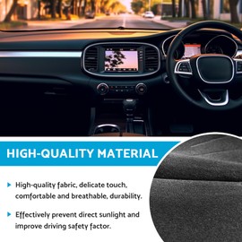 MAX COOL Non-Slip Dash Mat Suitable for Chrysler 300C 2012-2022 Dashboard Cover Replacement