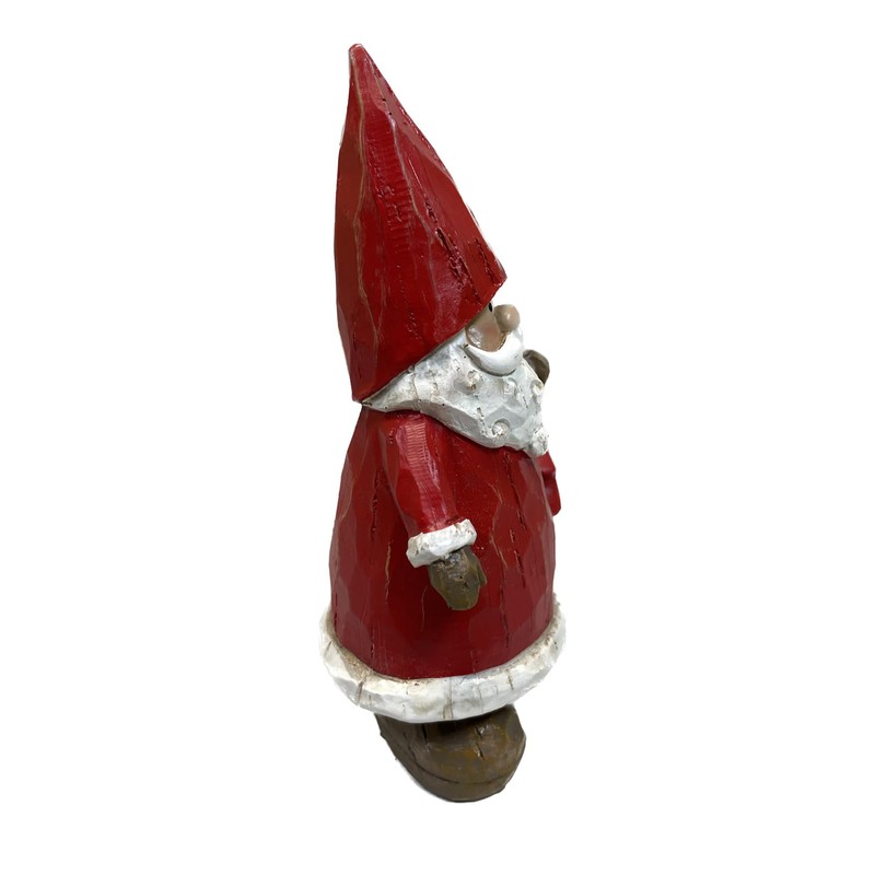 Fachhandel Plus Decorative Santa Claus with Christmas Tree Christmas Decoration