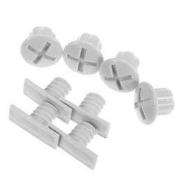 ULTECHNOVO 1 Set Weather Resistant Plastic Caps for Slides Fit for Secure Playtime Outdoor Durability Replacement Grey Bolts Nuts