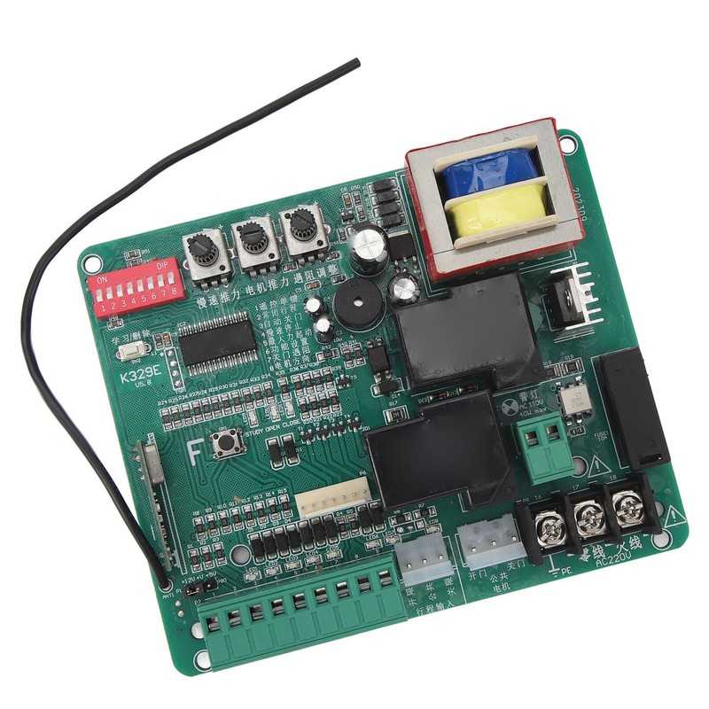 Sliding Gate Circuit Board with LED Indicators Slow Speed Sensitive