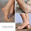 Suplight 925 Stelring Silver Infinity Anklet with Moonstone, Crystal Anklet