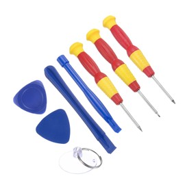 CoCud Precision Computer Screwdriver Kit Small Screwdriver Set with Plastic Pry Tool (Used for Computer, Laptop, PC) 8 Pcs
