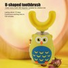U Shaped Electric Toothbrush Ultrasonic Automatic USB Charging Cute Whole