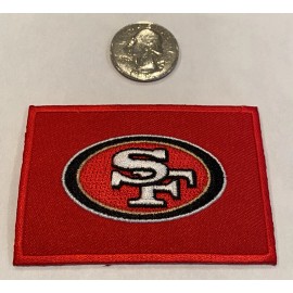 Unbranded San Francisco 49ers vintage Style embroidered iron on Patch 3”x 2” Awesome!
