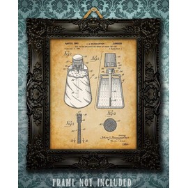 Nail Polish Applicator - 11x14 Unframed Patent Print - Great Nail Spa or Bathroom Decor and Gift Under $15 for Nail Technicians or Manicurists