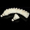 Yuecoom 12Pcs White Goose Feather Badminton Shuttlecocks, High Speed Badminton