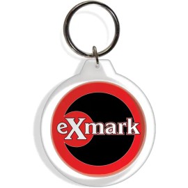 Exmark logo garden farm tractor keychain keyring yard lawn mower hook holder