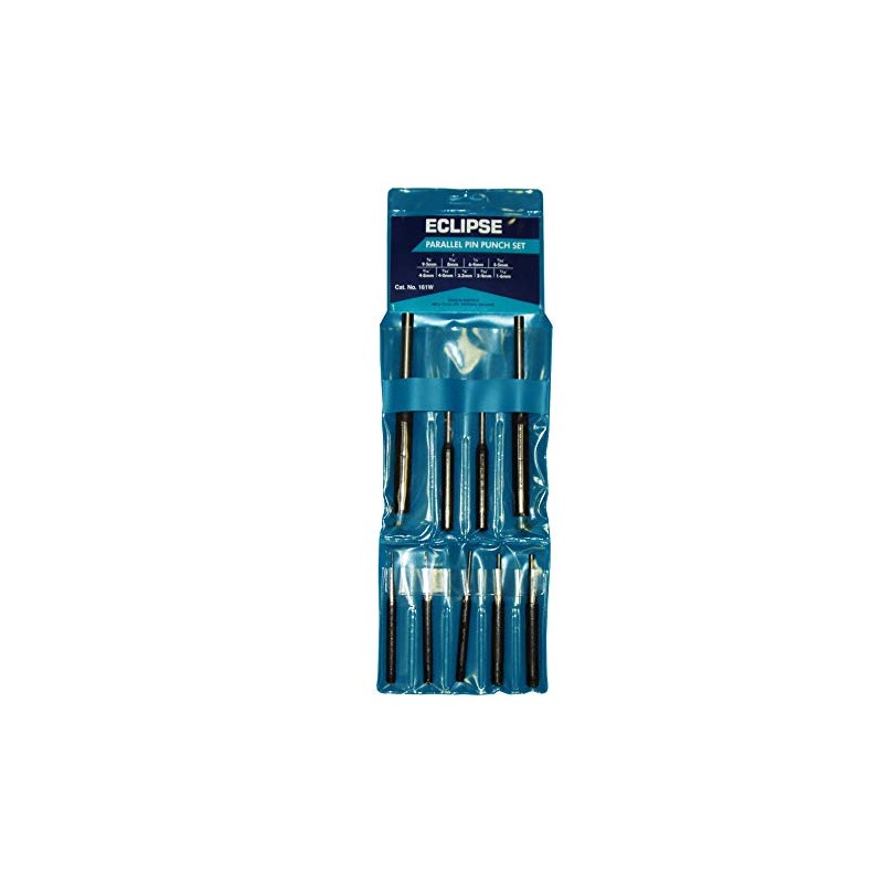 Eclipse Professional Tools 161W Parallel Pin Punch Set, Black
