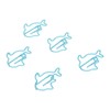 100Pcs Cute Paper Clips Blue Dolphin Style Exquisite Color Strong