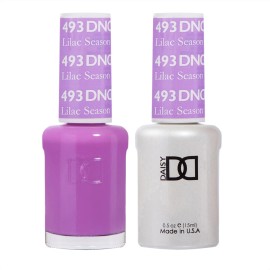 DAISY DND Daisy Duo Gel W/ matching nail polish lacquer - LILAC SEASON - 493