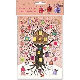Roger la Borde Treehouse Holiday Advent Card