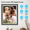 Large Digital-Photo-Frame Wi-Fi Picture Frame - 15" 32GB Smart Photo