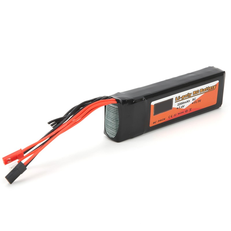 3S Lipo Battery 11.1V 2200mAh 8C Multiplug Large Capacity Battery