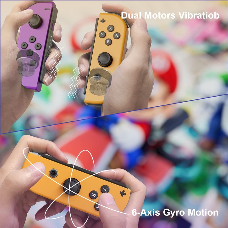 Compatible with Switch Controller, Replacement Switch Controllers for Switch/Lite/OLED, Support