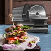 Chefman Electric Deli Slicer With Adjustable Slices, Stainless Steel Blades,