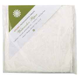 Shizen Design Watercolor Paper Packs- Square Sheets Rough 12x12 (5 sheet pack)