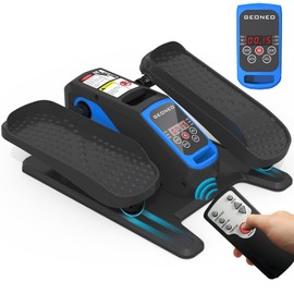 Under Desk Elliptical Machine, Electric Elliptical Exerciser for Senior, Quiet and Small Electric Seated Pedal Exerciser for Home with Display Monitor, Remote Control & 12 Adjustable Speeds