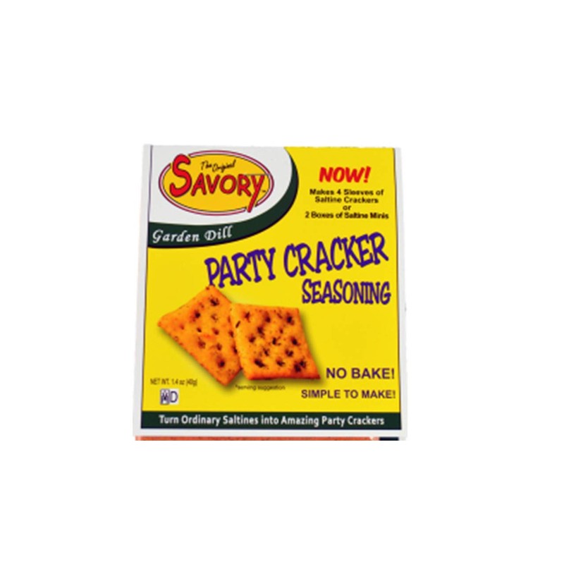 Savory Saltine 2-Pack -- 1 Garden Dill, 1 Classic Original