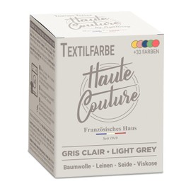 Light Grey Fabric Dye - 350g All-in-One - Ready to Use for Clothing and Fabrics HAUTE COUTURE